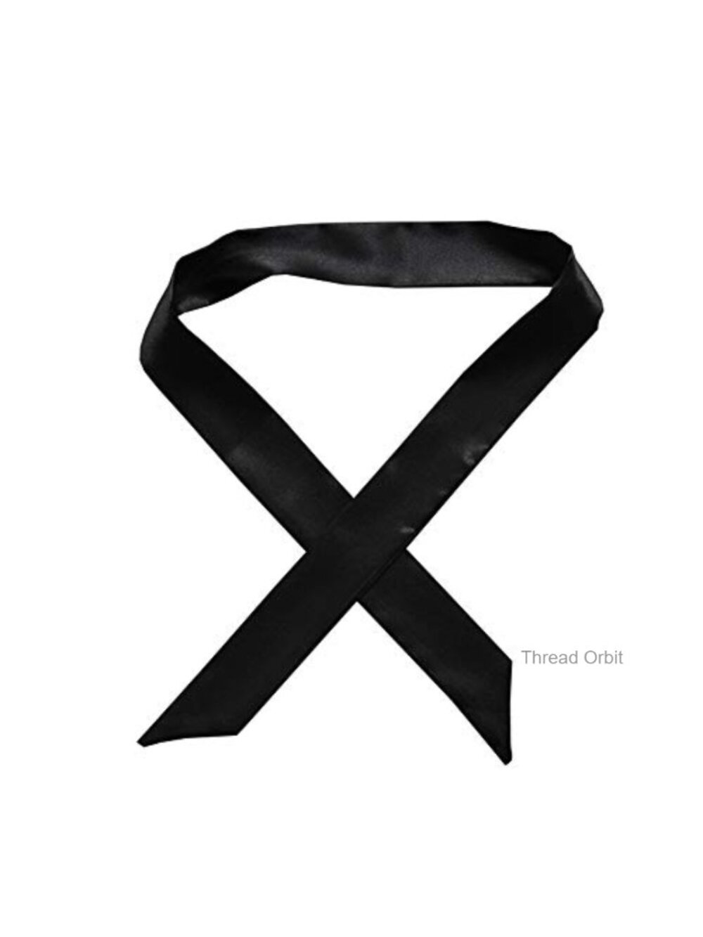 4Pc Imitated Silk Neckerchief Set Handbag Handle Wrap Ribbon Scarf Hair Band